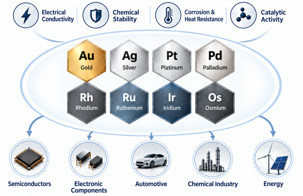 Invisible Yet Essential: Precious Metal Materials Driving Advanced Industries